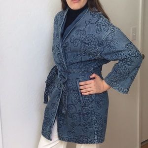 Lucky Brand Denim kimono Style Jacket